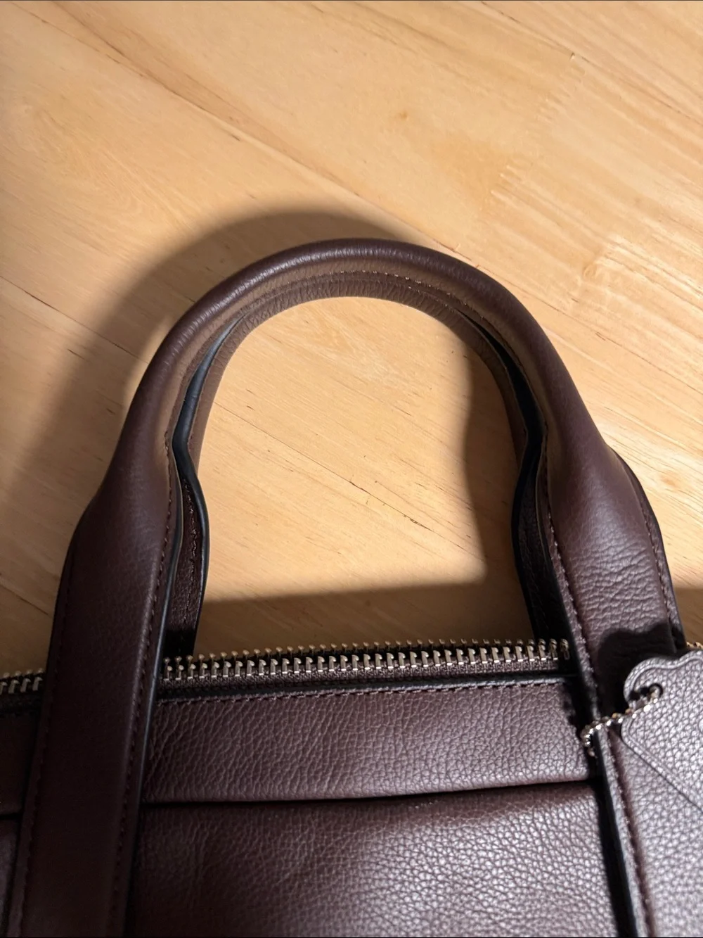 Coach F22529 Men's Hamilton Sport Calf Leather Briefcase - NWOT, Brown
